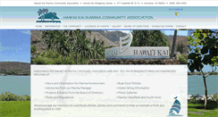 Desktop Screenshot of hawaiikaimarina.com